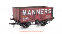37-136 Bachmann 8 Plank End Door Wagon number 1055 - Manners Red